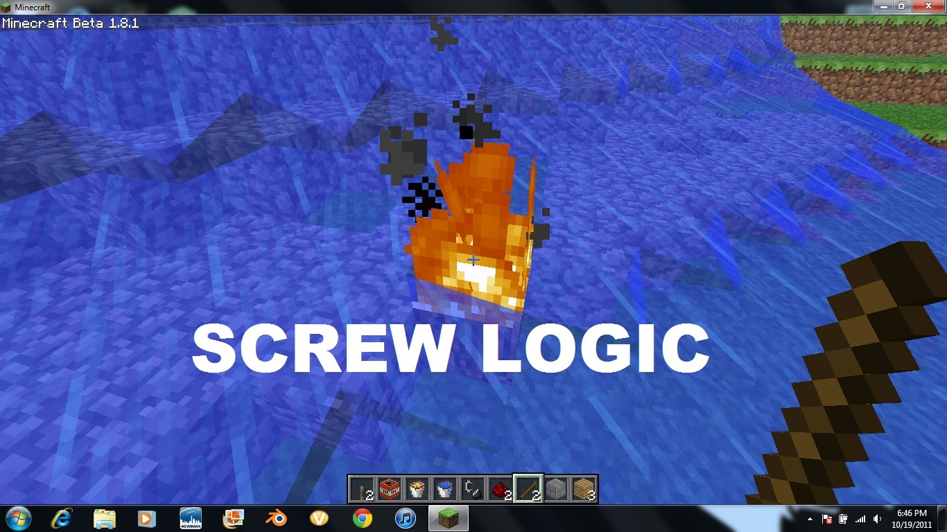 Minecraft logic.