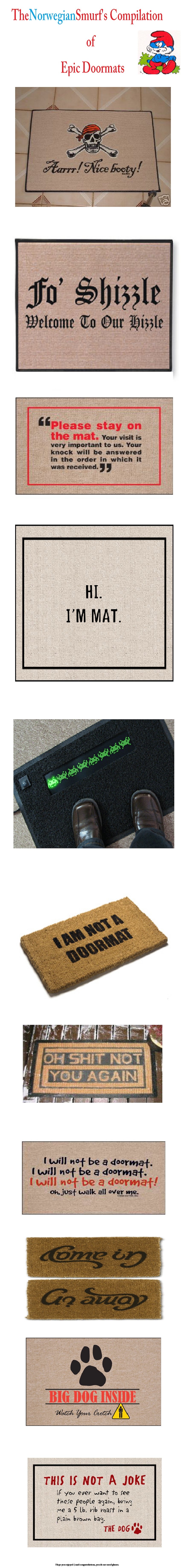 Doormat Compilation