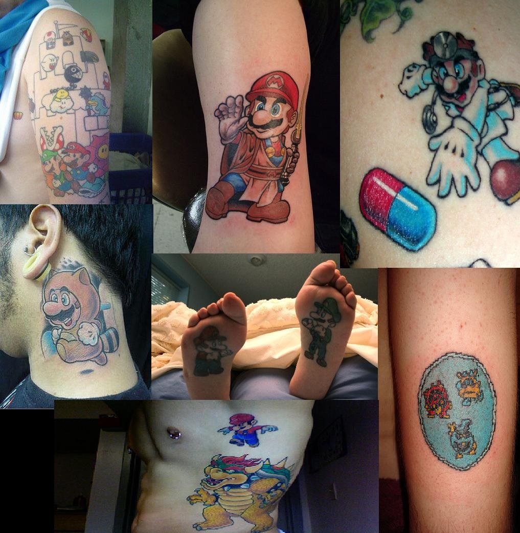 Video game tattoos 