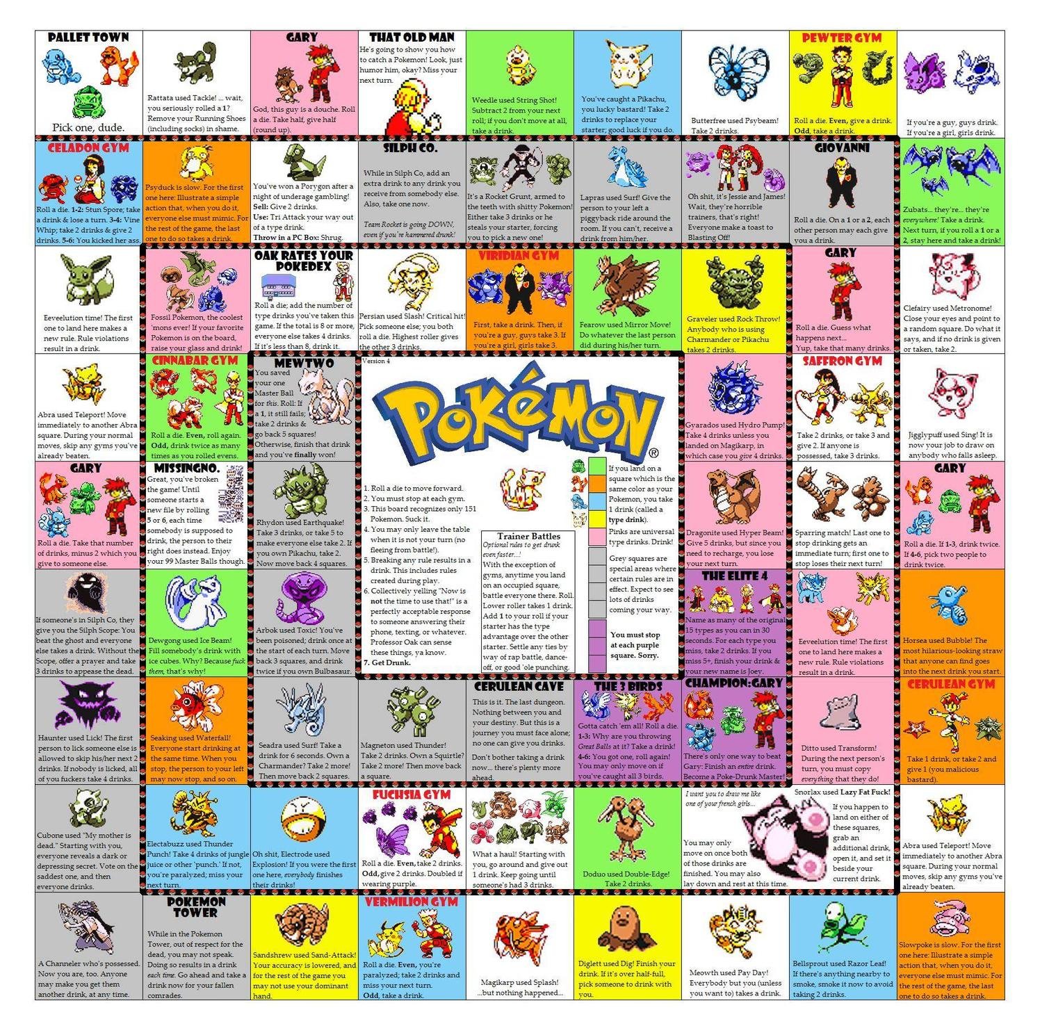 Pokemon Drinking Game Enlarge Read drinking game from the story anime randomness by chocolatecondoms (nikki keehl) with 55 reads. pokemon drinking game enlarge