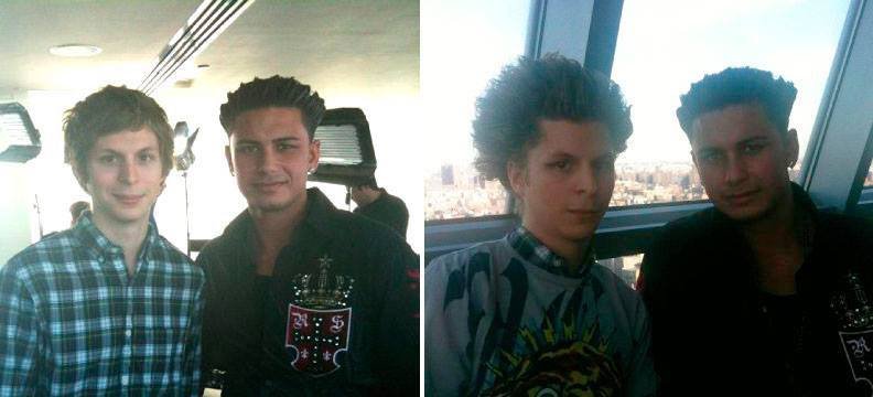 Michael Cera Before & After Pauly D.