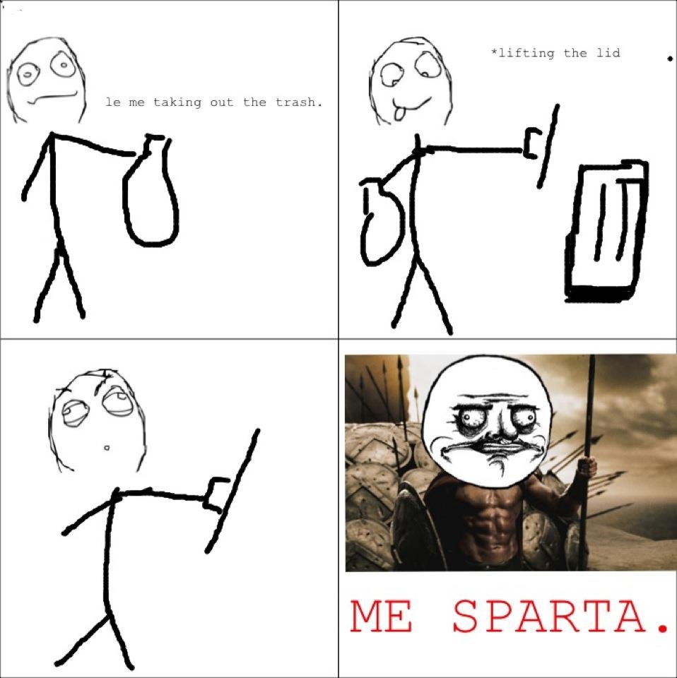 SPARTA - Rage Comics - rage comics