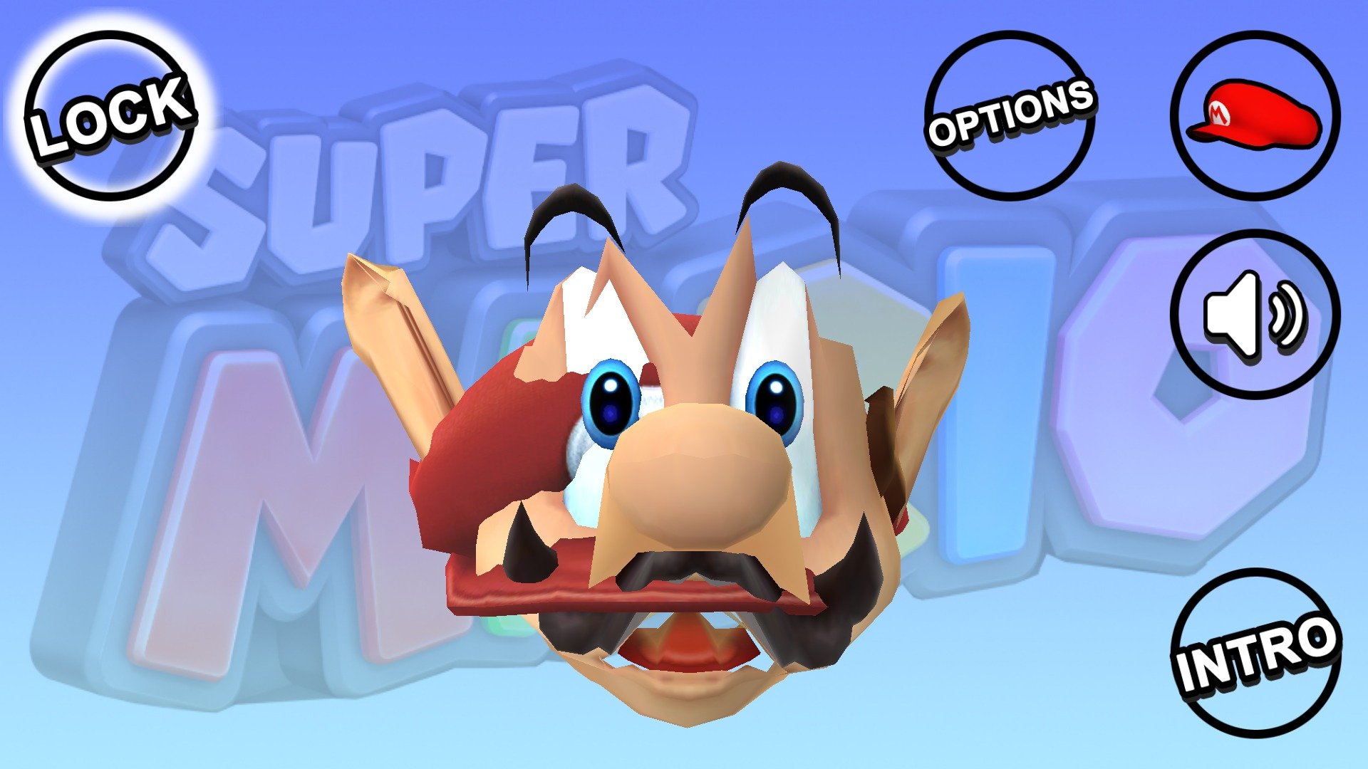 Super Mario 64 Face Molder App.