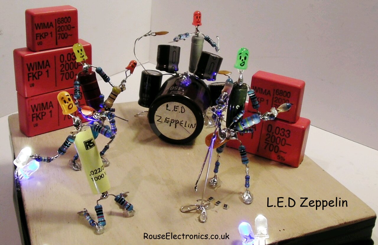 L.e.d. zeppelin clearance resistors