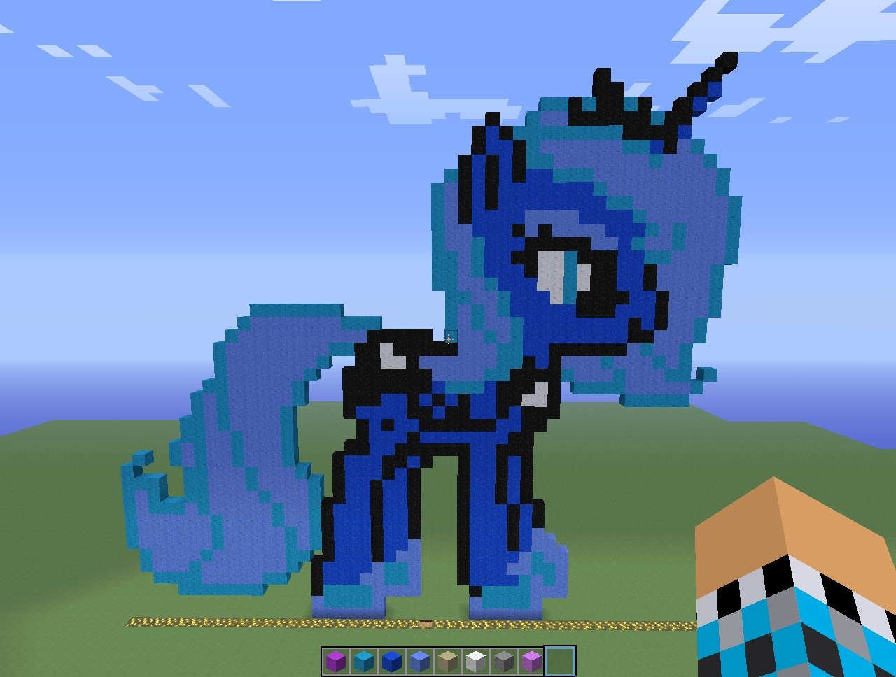 Pony Luna Pixel Art