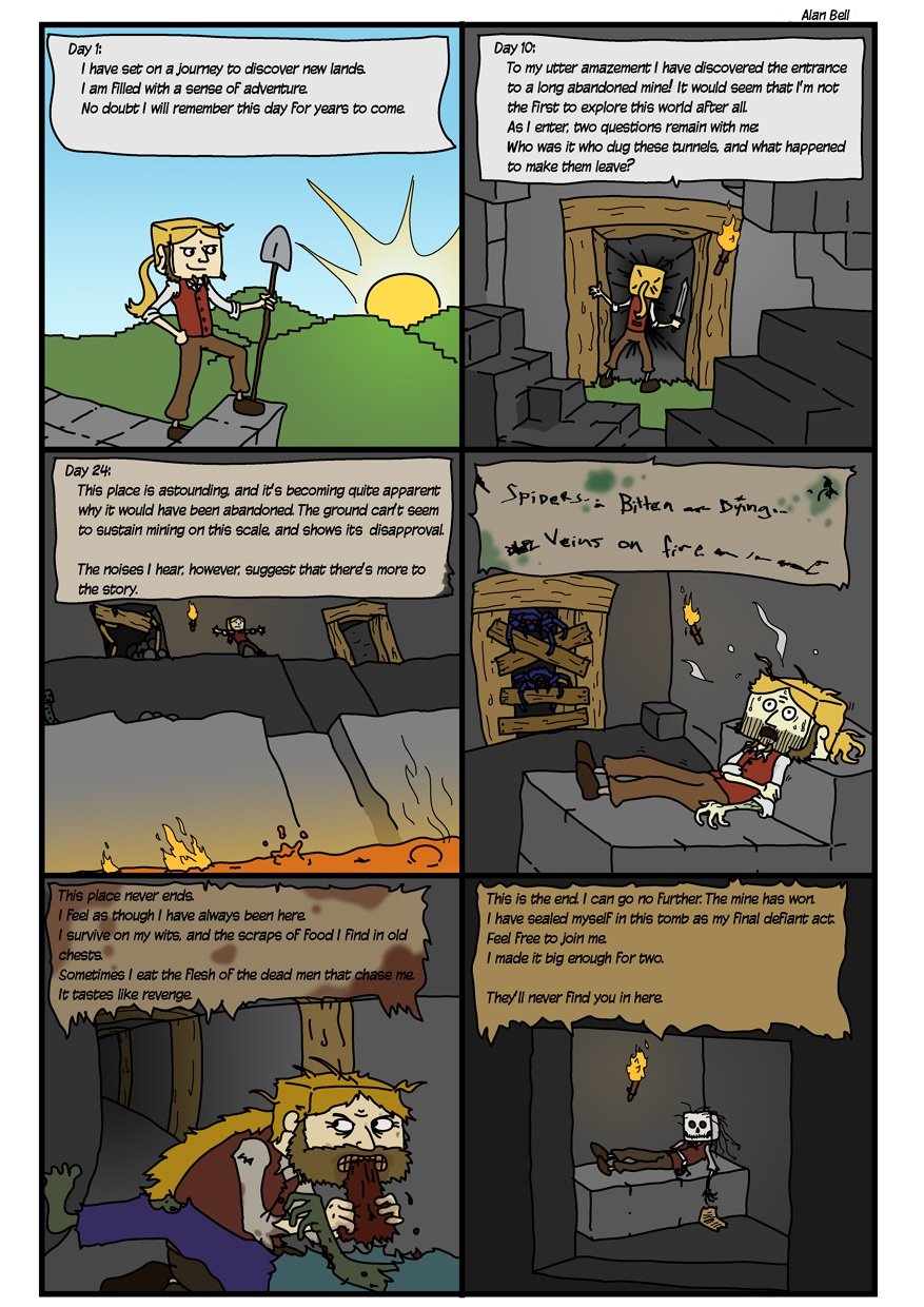 Minecraft comic