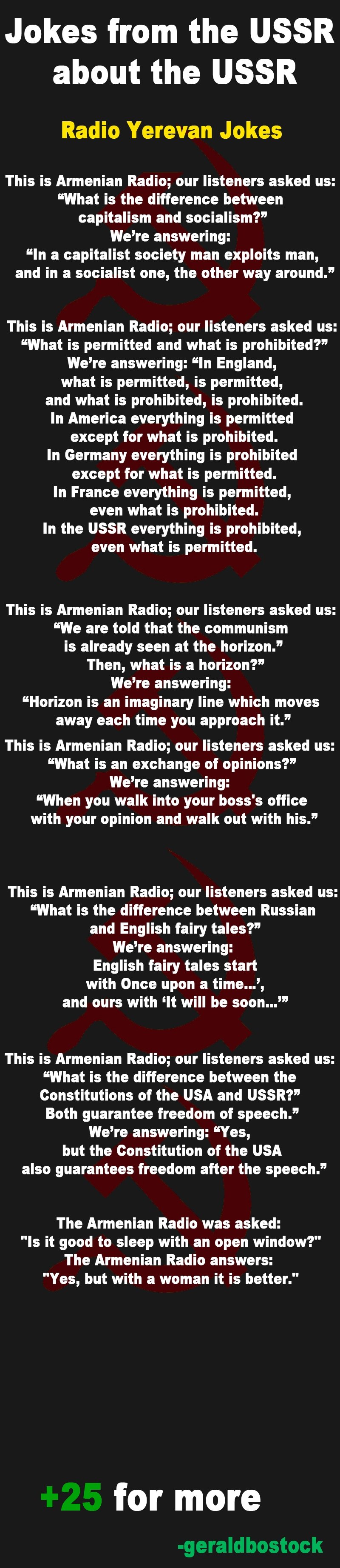 Actual USSR jokes