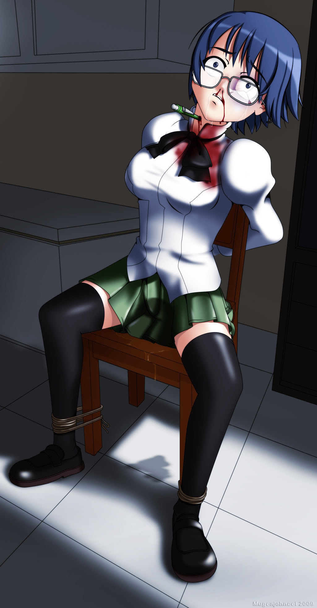 Peeing Anime Girl