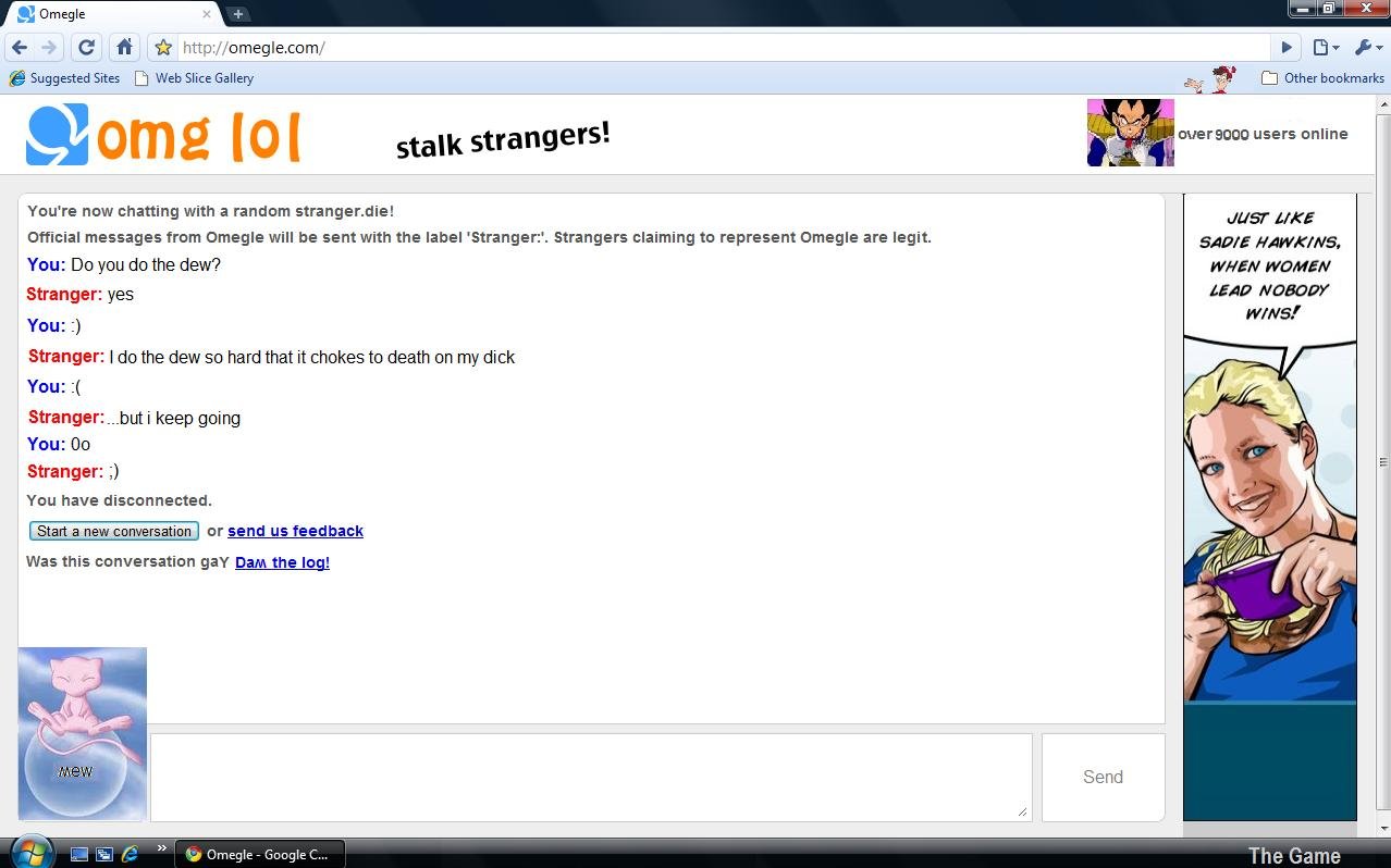 Creepy Omegle Conversation