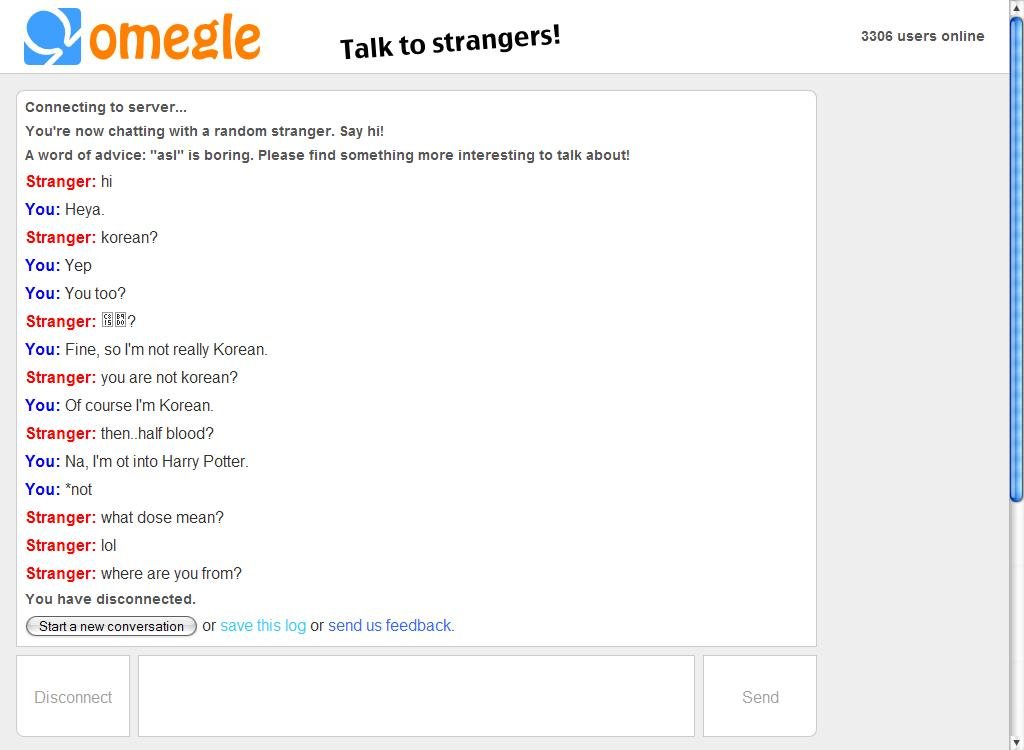 Korea omegle chat south [415 online]