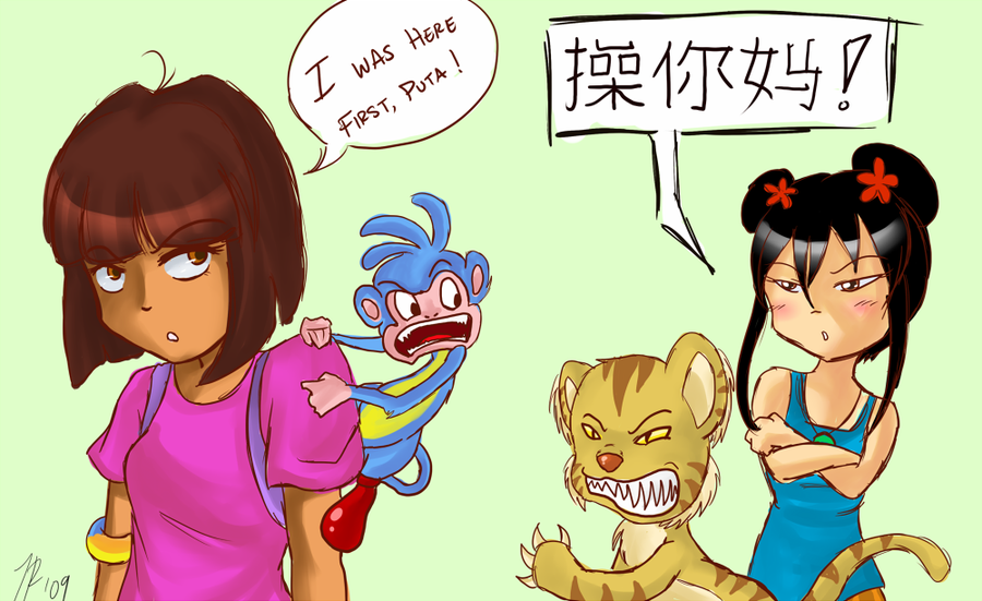 Dora Hates Ni Hao Kai-Lan.