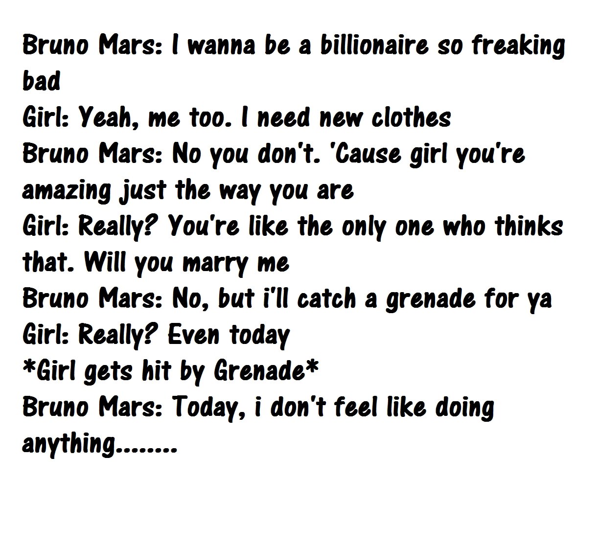 Bruno Mars Trolling