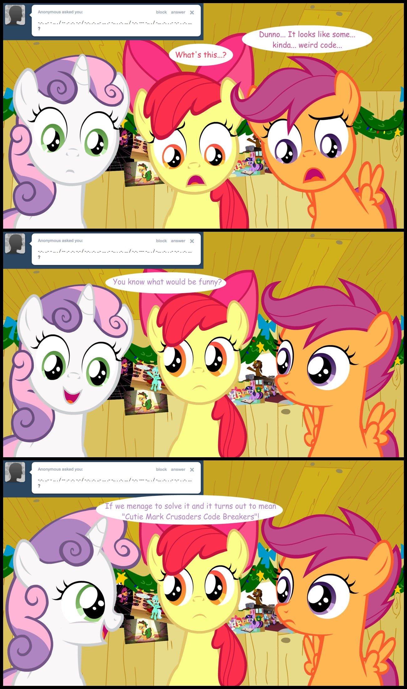 Ask the cutie mark crusaders