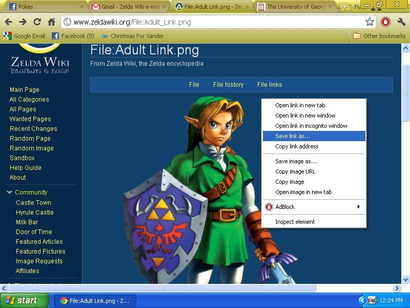 save a link as a file