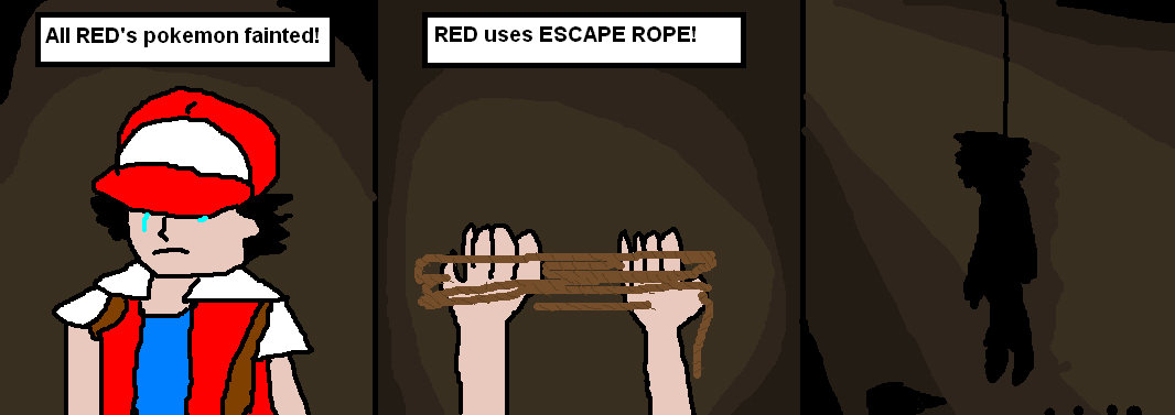 Used escape rope!