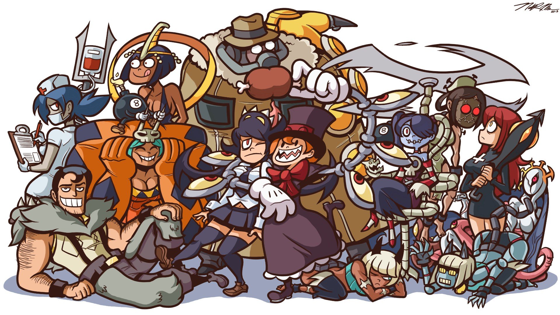 Skullgirls Wallpaper Comp