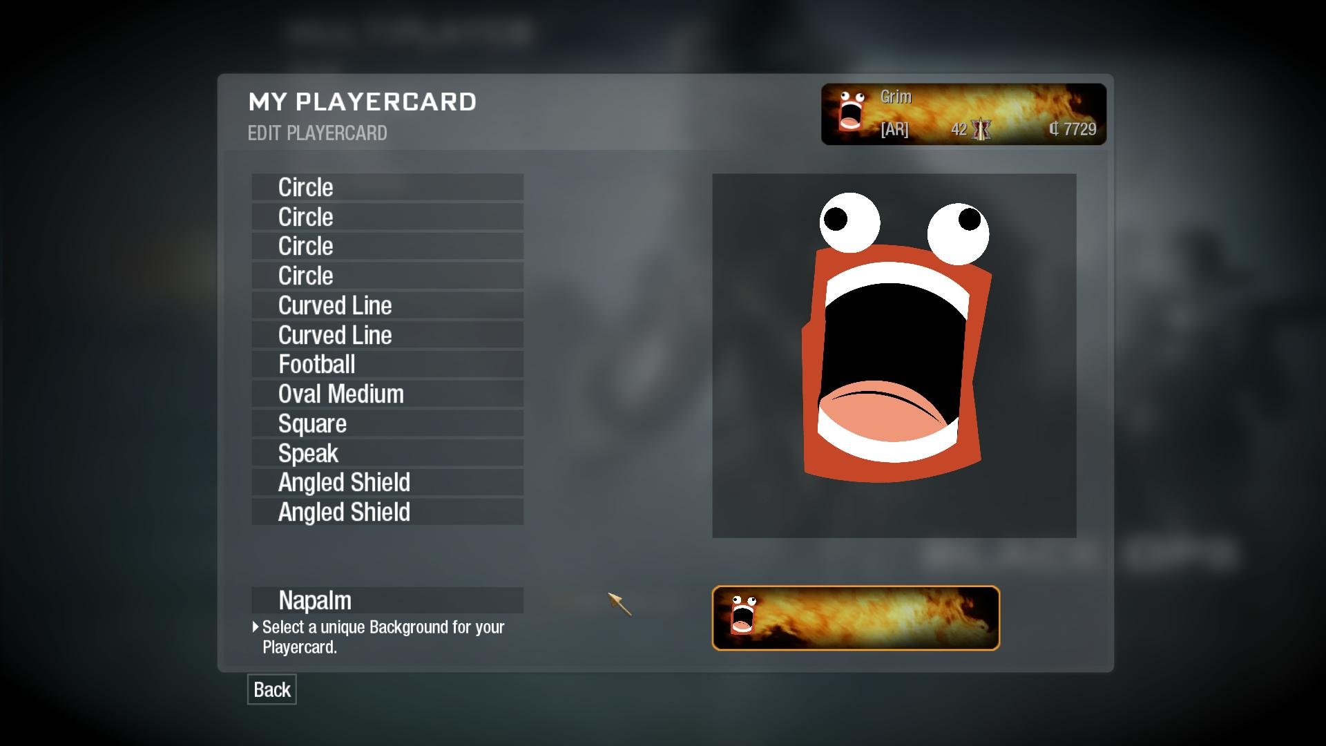 how to make the best emblem ever on black ops