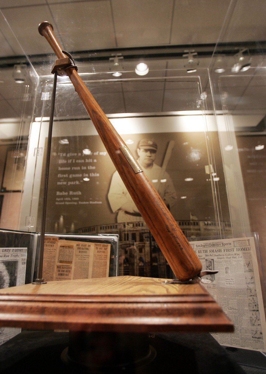 babe ruth's 1932 called shot bat