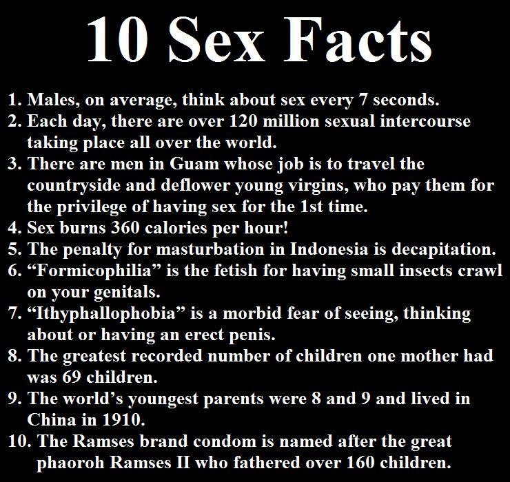Random Facts Sex