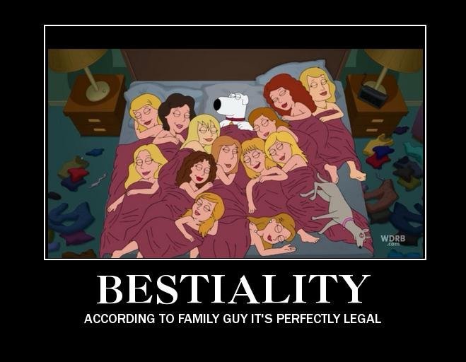 Family Guy Beastiality.