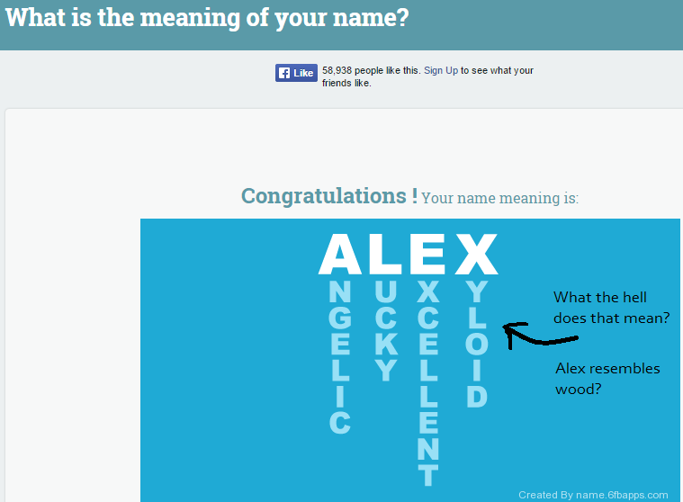 What Does My Name Mean Alex is Xyloid