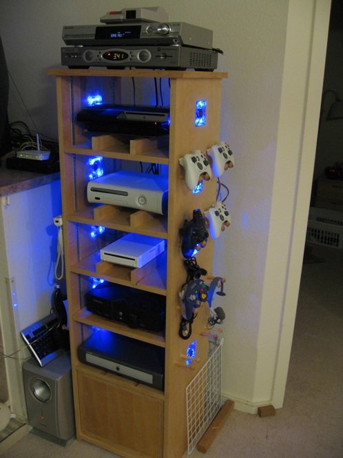 Awesome gaming shelf