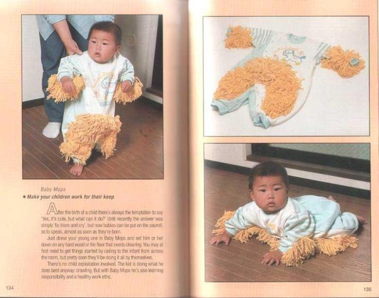 baby cleaning suit