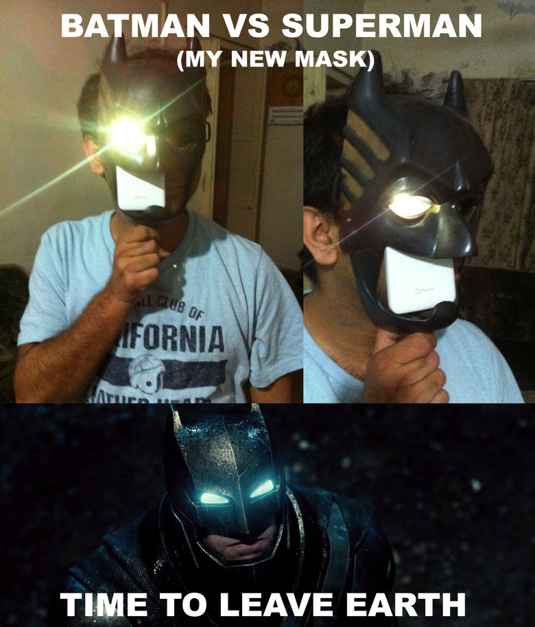 Batman vs Superman Similar Light Mask