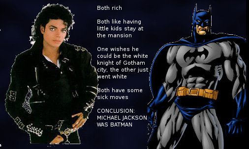 Batman and Michael Jackson