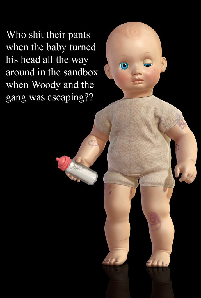 weird doll from toy story