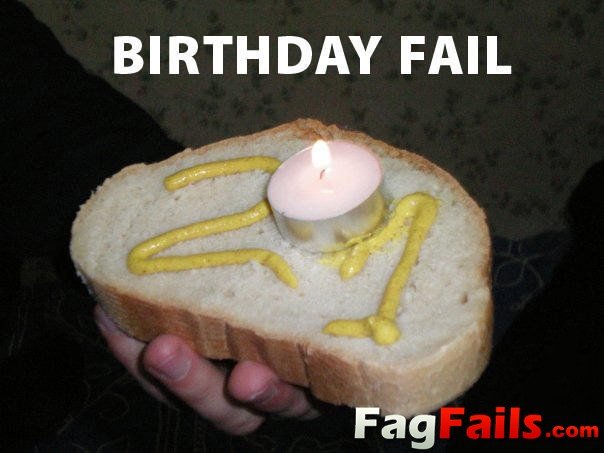 Birthday Cake Fail