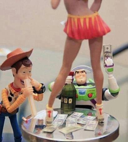 Buzz & Woody Hit The Strip Club...