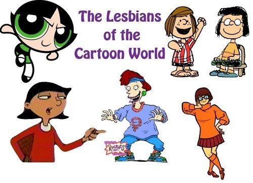 Cartoon lesbians