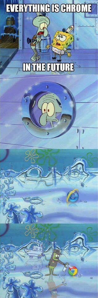 Chrome, Squidward. Chrome.