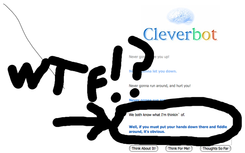  Cleverbot is a pervert 