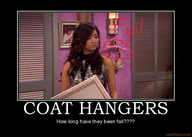 funny coat hangers