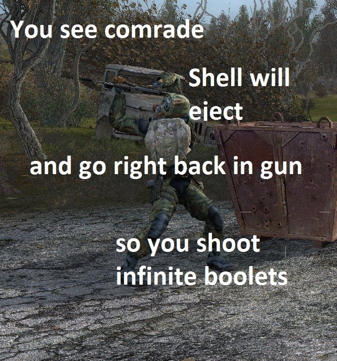 You see ivan, when fire the continuous liek me the enemy will never be of e...