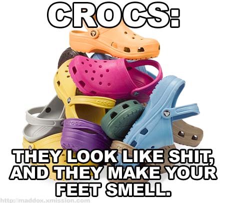 crocs edible