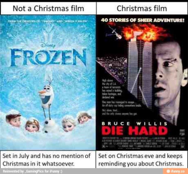 Die Hard vs frozen