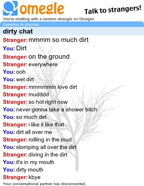 Logs omegle dirty chat Talking to
