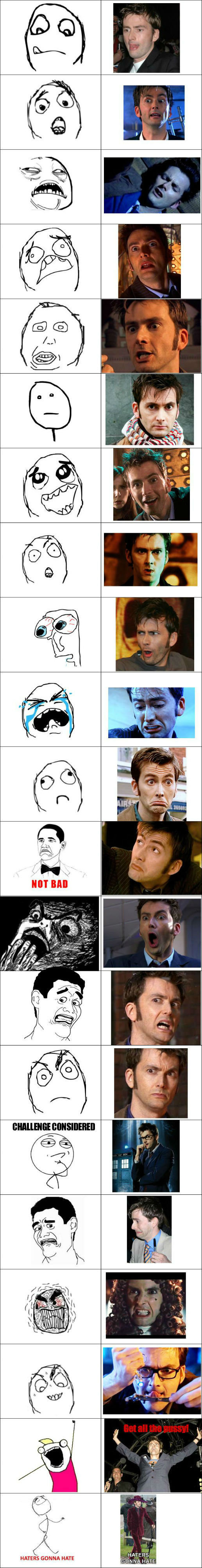 Doctor rage faces