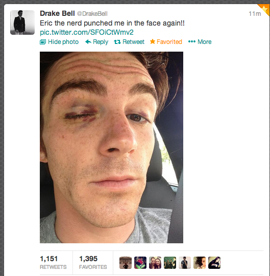 Drake Bell will never forget.