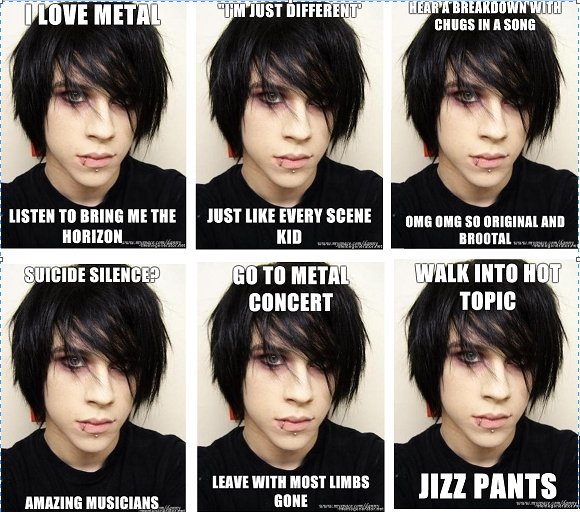 emo kid compilation