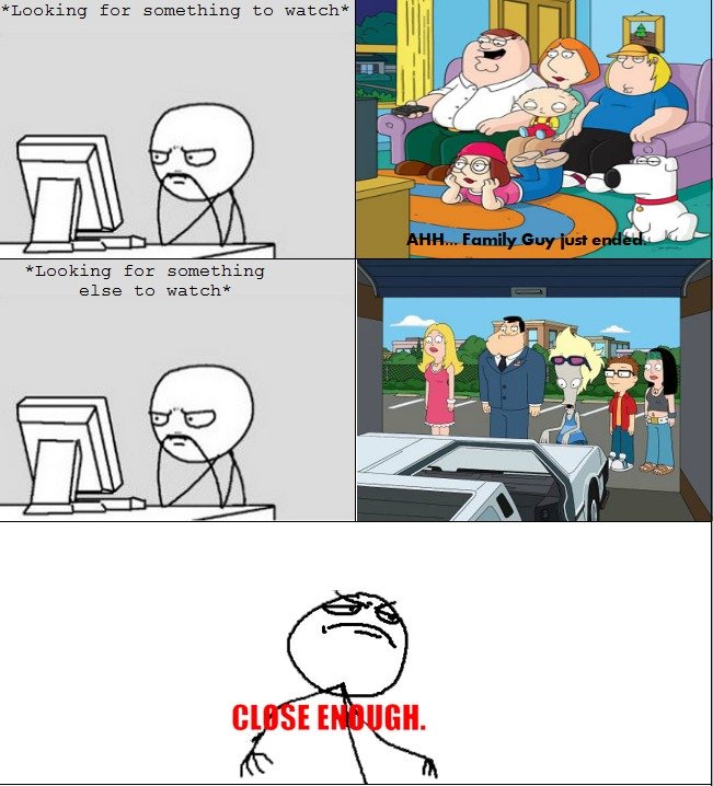 family guy and american dad meme