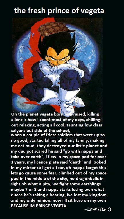 vegeta fresh prince