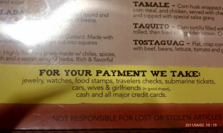 funny menu funny menu