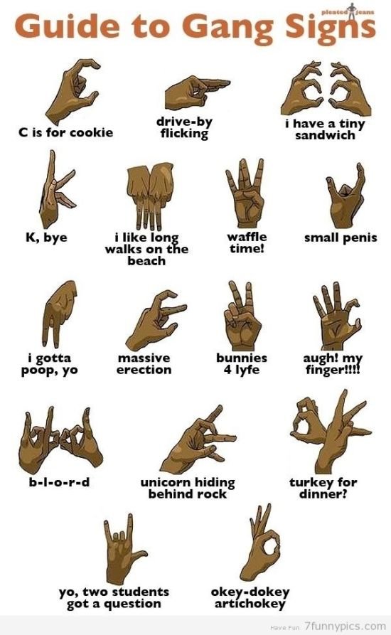 Gang signs