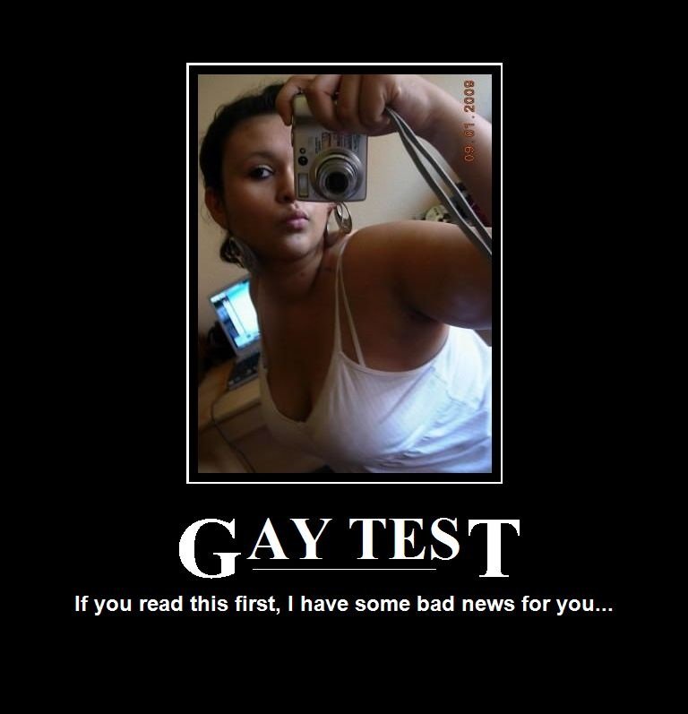 Gay Test. 