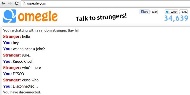 Getting Bored On Omegle 