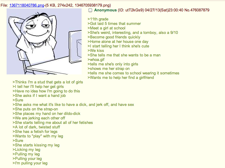 Greentext is great.